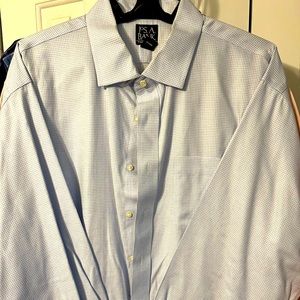 Jos A Bank Blue MircoCheck Dress shirt